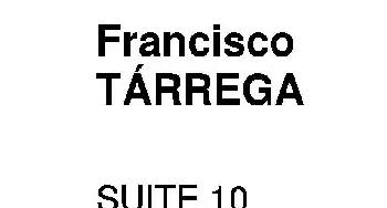 《塔雷加作品全集》第10部分(吉他谱) 弗朗西斯科·塔雷加