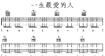 一生最爱的人(吉他谱) 伍佰