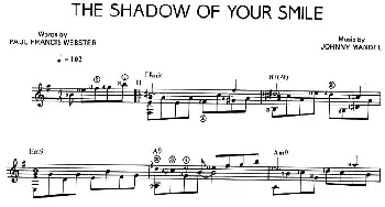 THE SHADOW OF YOUR SMILE(吉他谱)