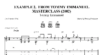 tommy emmanuel masterclass example-2(吉他谱)