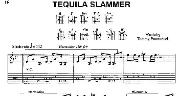 tommy emmanuel TEQUILA SLAMMER(吉他谱) tommy emmanuel