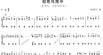 古筝谱 | 相思风雨中  徐日勤