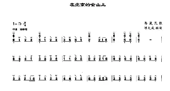 古筝谱 | 在北京的金山上  西藏民歌 邱大成编曲