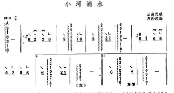 古筝谱 | 小河淌水(袁莎改编版)袁莎改编