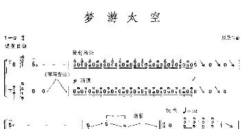 古筝谱 | 梦游太空  顾冠仁