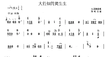 古筝谱 | 大竹烟筒黄生生(黄梅改编版)