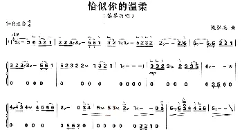 古筝谱 | 恰似你的温柔  梁弘志