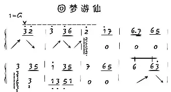 古筝谱 | 回梦游仙  骆集益曲 两仪制谱