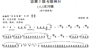 笛箫十级考级曲目 汶川情  胡结续