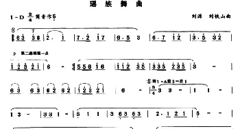 笛子谱 | 瑶族舞曲