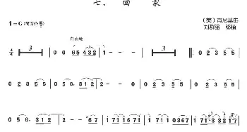 回家(箫独奏曲)肯基尼曲 刘群强移植