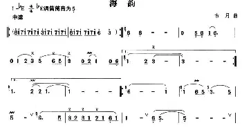 笛子谱 | 海韵