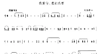 我爱你 塞北的雪(箫谱)刘锡津