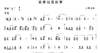 笛子谱 | 故事就是故事  王黎光