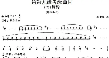 笛箫九级考级曲目 舞韵  张宝庆