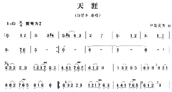 笛子谱 | 天涯