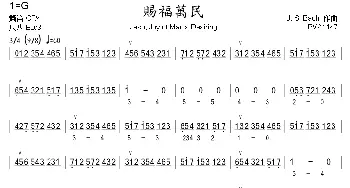 赐福万民(巴赫作品BWV.147)(箫)J·S·巴赫