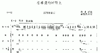 笛子谱 | 在希望的田野上(新竹笛+乐队伴奏)施光南原曲 蔡敬民改编