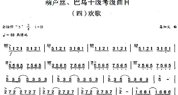 巴乌十级考级曲目 欢歌  易加义