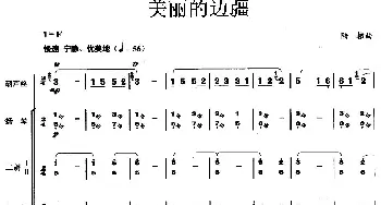 葫芦丝谱 | 美丽的边疆(葫芦丝+乐队伴奏总谱)陆棣