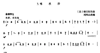 葫芦丝谱 | 喀秋莎  刘凤山改编