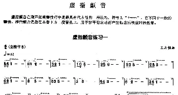 葫芦丝谱 | 葫芦丝基本技巧练习曲——虚指颤音