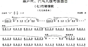 巴乌八级考级曲目 竹楼情歌  李海鹰