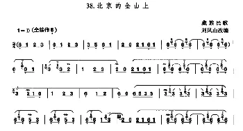 葫芦丝谱 | 北京的金山上(刘凤山改编版)藏族民歌 刘凤山改编