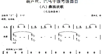 巴乌十级考级曲目 彝族欢歌  易加义