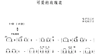 二胡谱 | 可爱的玫瑰花  哈萨克民歌 林光璇订谱