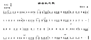 二胡谱 | 游击队之歌  贺绿汀