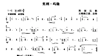 二胡谱 | 莫利·玛隆  英国民歌 王莉莉订谱