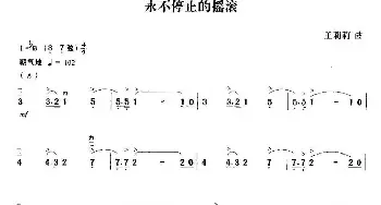 二胡谱 | 永不停止的摇滚  王莉莉