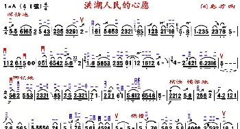 二胡谱 | 洪湖人民的心愿(精益制谱版)