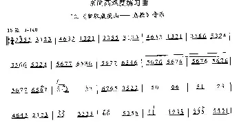 京胡高难度练习曲10《智取威虎山——急救》