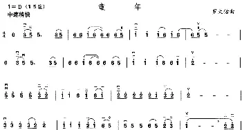 二胡谱 | 童年  罗大佑