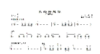 二胡谱 | 真的好想你(二胡曲谱 G调 章祥兴制谱版)李汉颖