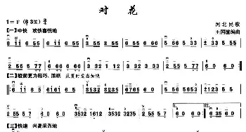 二胡谱 | 对花(河北民歌)王国潼