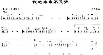 二胡谱 | 我的未来不是梦  翁孝良