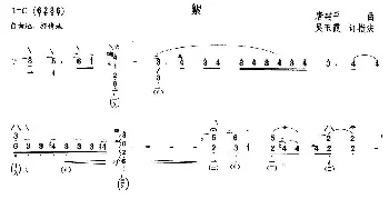 琵琶谱 | 絮