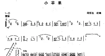 扬琴谱 | 小苹果  邱怀生改编