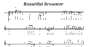 口琴谱 | Beautiful Dreamer(美丽的梦神)(布鲁斯)