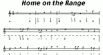 口琴谱 | Home on the Range(牧场的家)(布鲁斯)