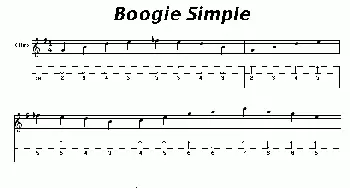 口琴谱 | Boogie Simple(布鲁斯)