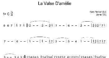 口琴谱 | La Valse D'amélie(天使爱美丽)