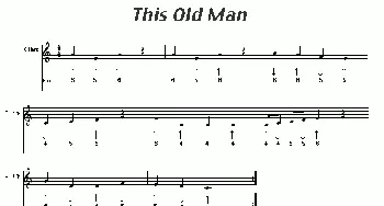口琴谱 | This Old Man(这老头)(布鲁斯)