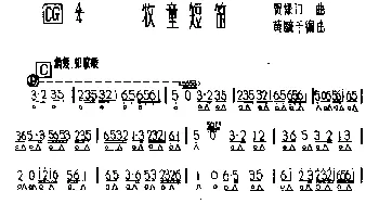 牧童短笛  贺绿汀作曲  黄毓千编曲