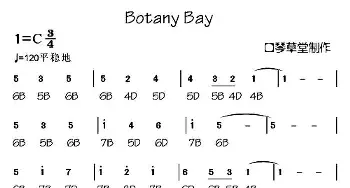 口琴谱 | Botany Bay(布鲁斯口琴谱)