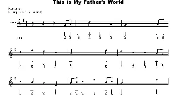 口琴谱 | This is father's world(布鲁斯)