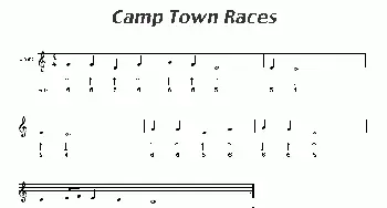 口琴谱 | Camp  Town  Races(布鲁斯)